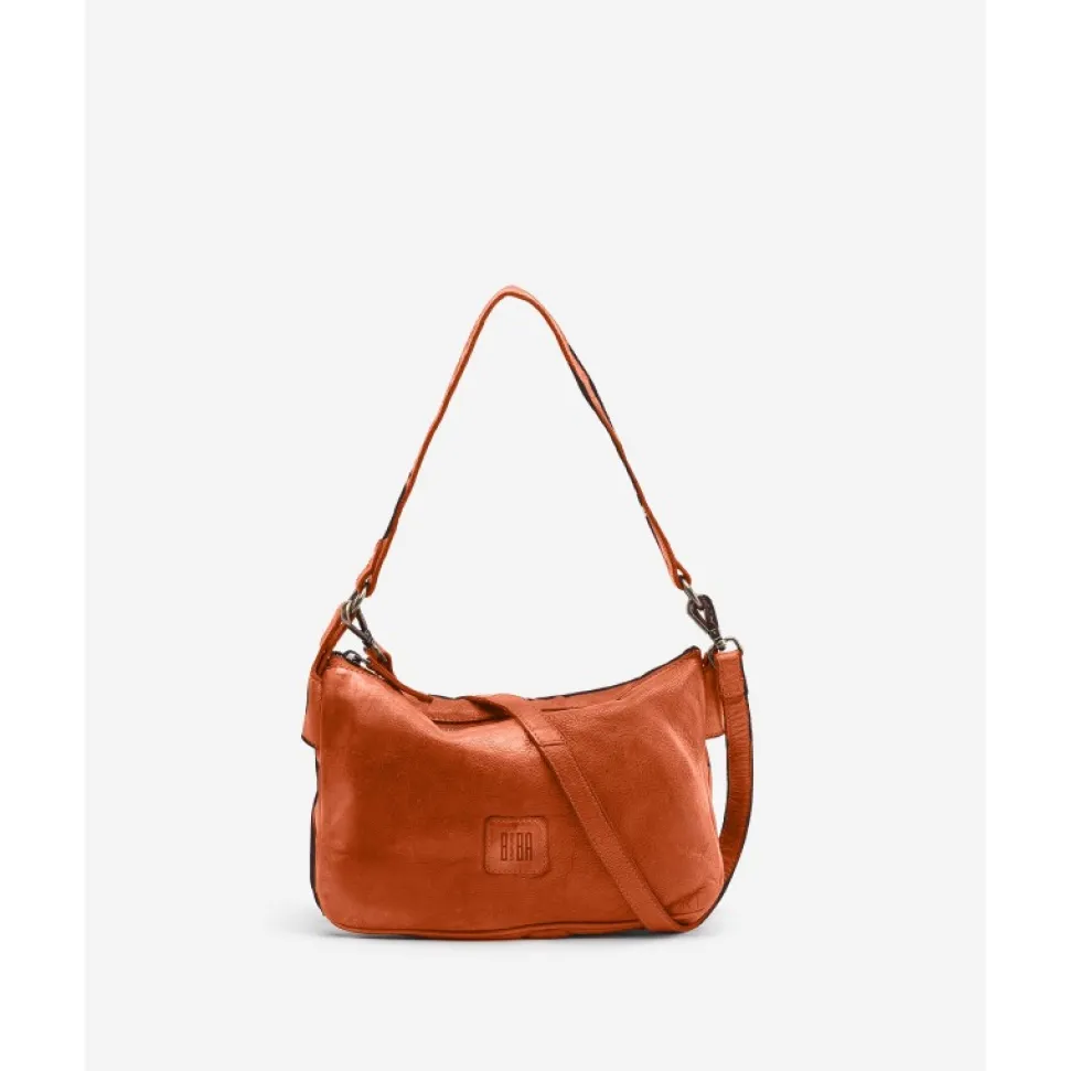 Bolso De Hombro Biba Boston De Piel