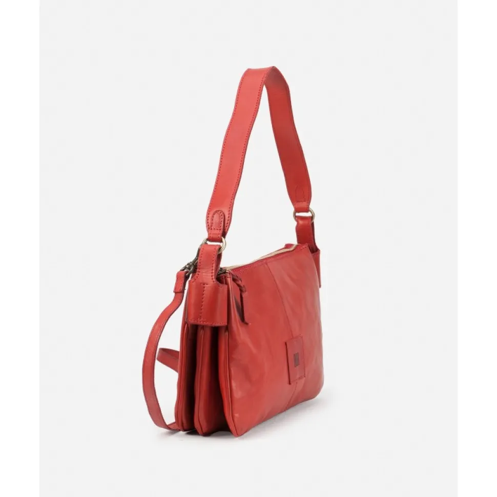 Bolso De Hombro Biba Boston De Piel