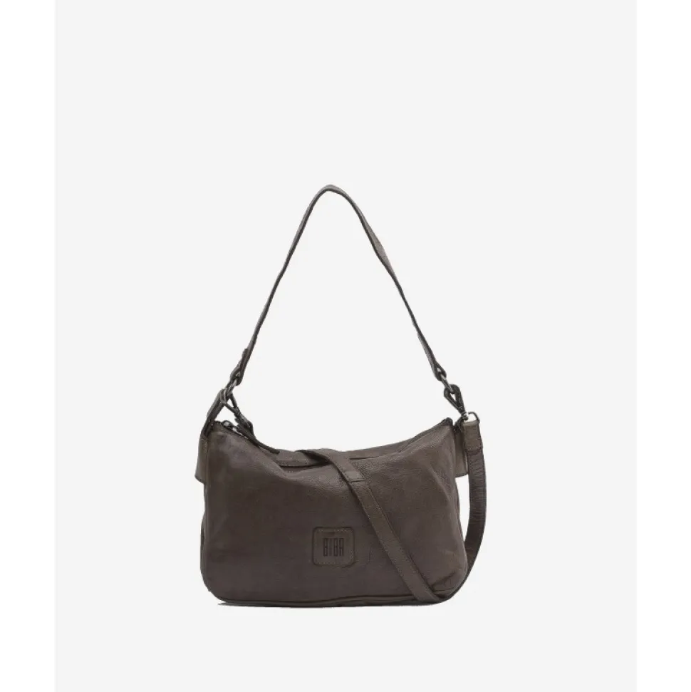 Bolso De Hombro Biba Boston De Piel