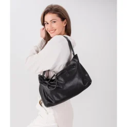 Bolso De Hombro Biba Brewton De Piel