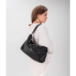 Bolso De Hombro Biba Brewton De Piel