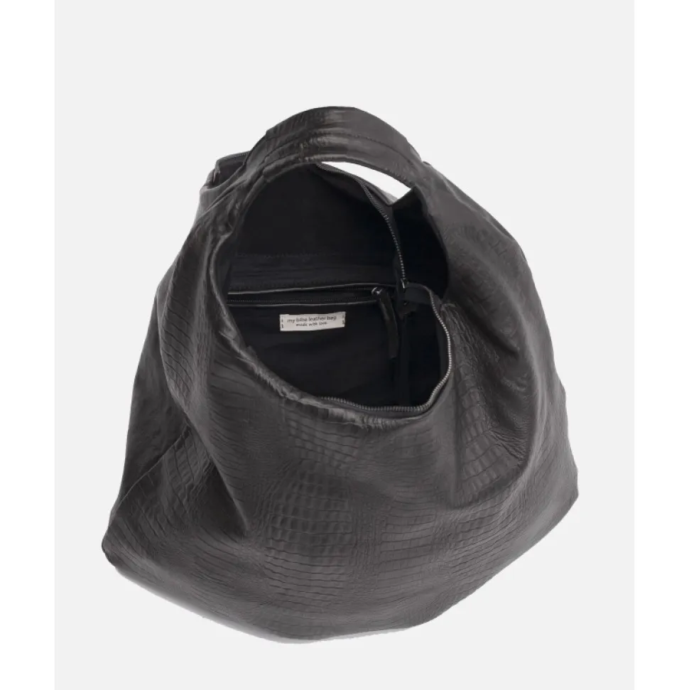 Bolso De Hombro Biba Buxton Snake De Piel