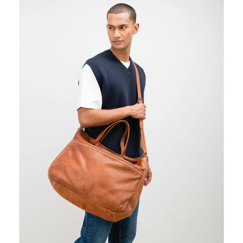 Bolso De Hombro Biba Evans De Piel