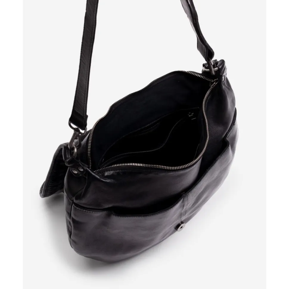 Bolso De Hombro Biba Hardy De Piel