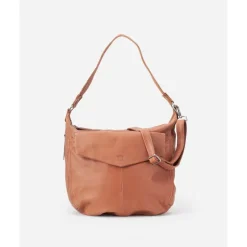 Bolso De Hombro Biba Jersey X De Piel