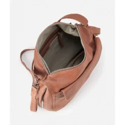 Bolso De Hombro Biba Jersey X De Piel