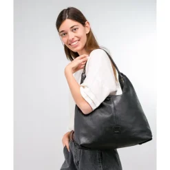 Bolso De Hombro Biba Leary De Piel