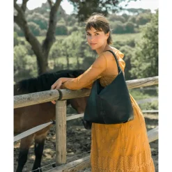 Bolso De Hombro Biba Leary De Piel