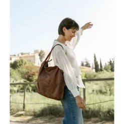 Bolso De Hombro Biba Mcbee De Piel