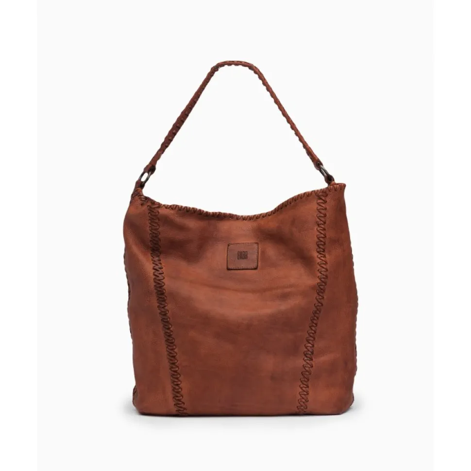 Bolso De Hombro Biba Shamrock De Piel