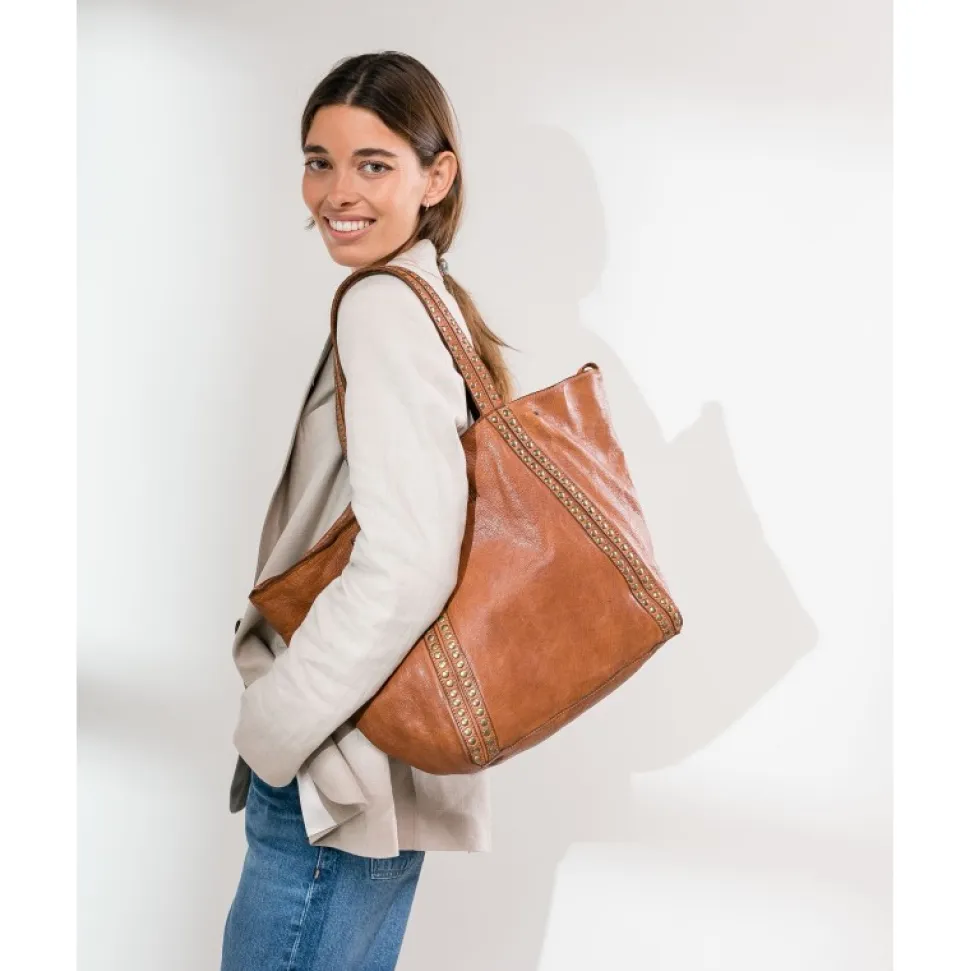 Bolso De Hombro Biba Sherman De Piel