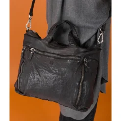 Bolso De Mano Biba Greenville De Piel