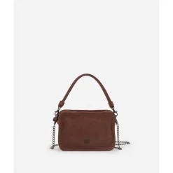 Bolso De Mano Biba Logan Crush De Piel