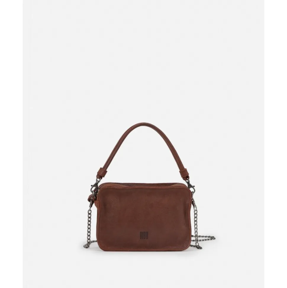 Bolso De Mano Biba Logan Crush De Piel