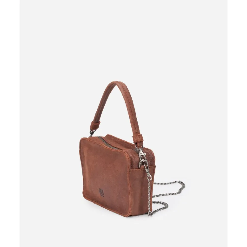 Bolso De Mano Biba Logan Crush De Piel