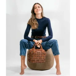 Bolso De Mano Biba Payson De Piel