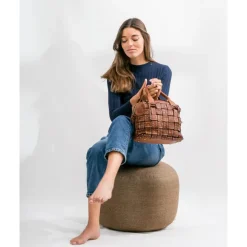 Bolso De Mano Biba Payson De Piel